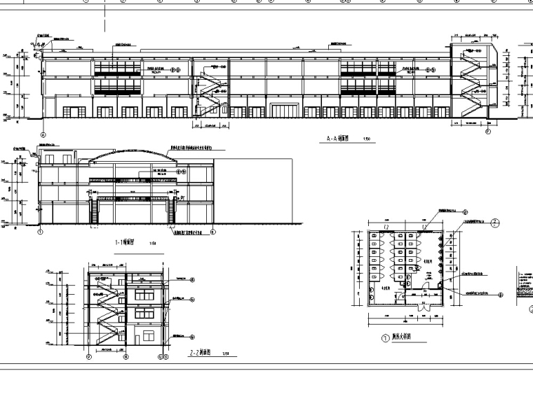 商场建筑设计说明资料下载-现代多层商场商业建筑设计施工图CAD