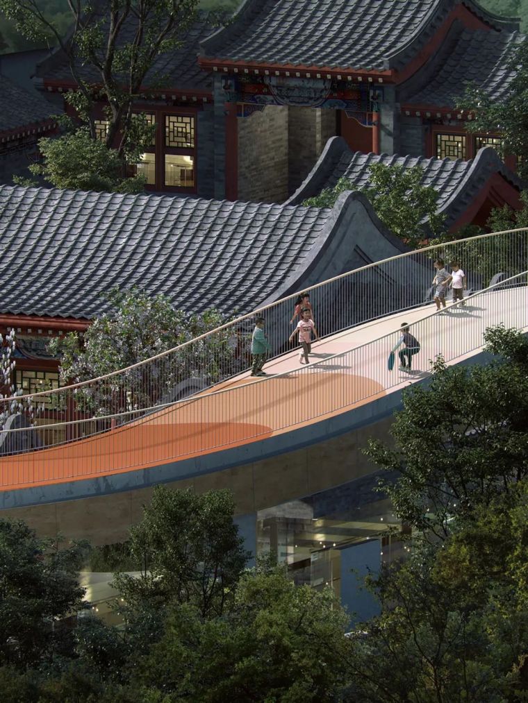 案例分享| 北京四合院幼儿园设计漂浮屋顶_6