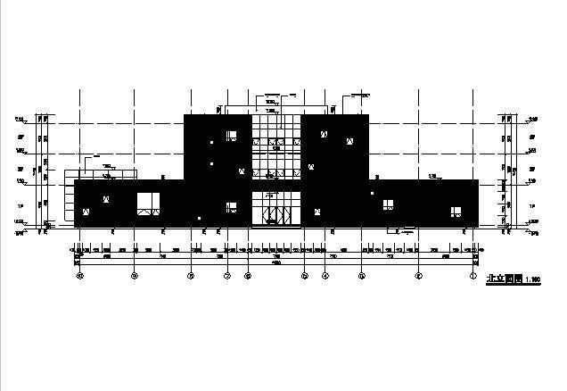 [江苏]三层框架结构政府机关办公楼建筑施工图（含水暖电图纸）-5li.jpg