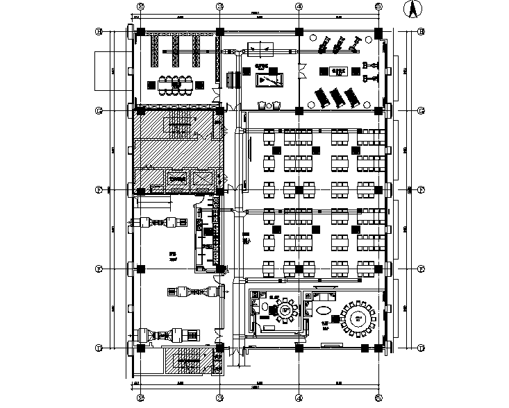 餐饮广场装修施工图资料下载-上海滨江广场暖通设计施工图
