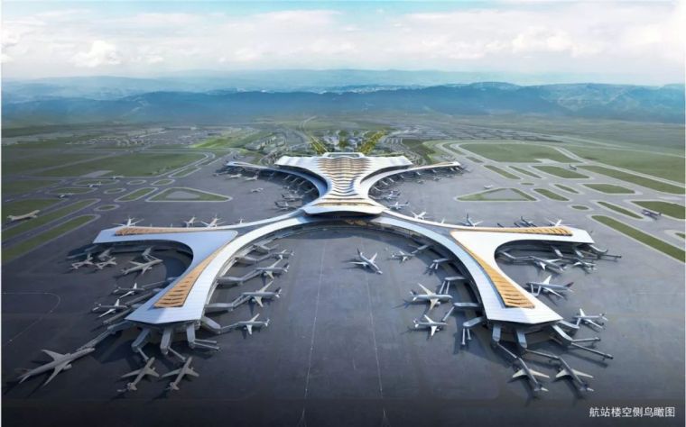 北京新机场门禁视频资料下载-昆明机场T2航站楼，看的人心潮澎湃，设计理念更让人叫好