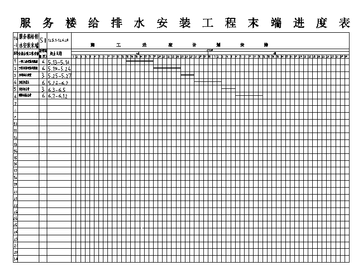 鲁班奖工程三级进度控制，几百个计划，超详细_2