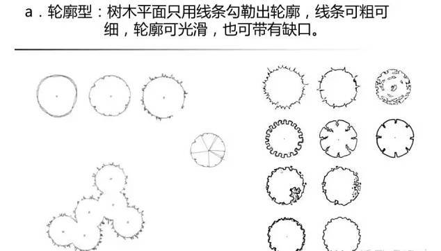 景观快题设计中植物表达技法！_2