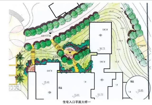 100款入口景观设计平面图_4