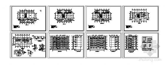 某小学区五层宿舍楼建筑方案图-4