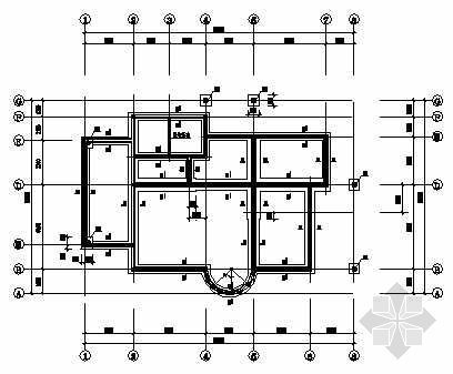 五层别墅结构图纸资料下载-某二层小别墅结构图纸