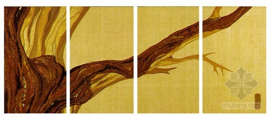 现代风装饰画资料下载-现代装饰画组合