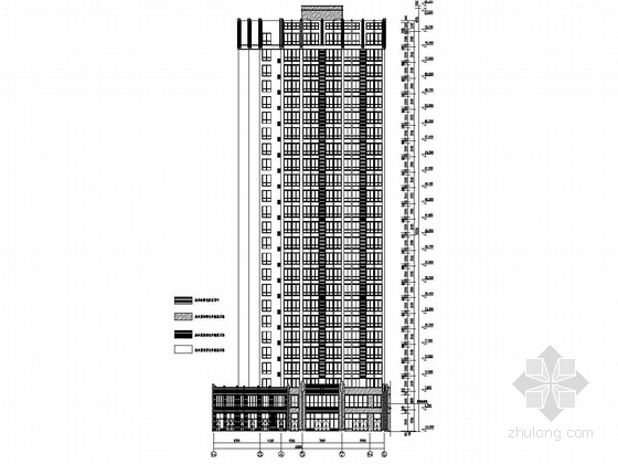 4层商业建筑结构资料下载-[陕西]25层剪力墙高层住宅楼建筑结构水电通施工图