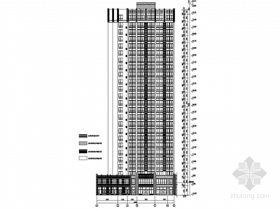 住宅水电施工图资料下载-[陕西]25层剪力墙高层住宅楼建筑结构水电通施工图