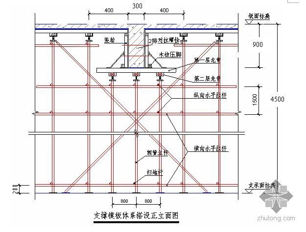 学校教学楼设计特点资料下载-深圳某学校教学楼高支模施工方案（胶合板 满堂架）