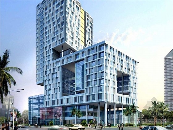 超平建筑设计资料下载-[深圳]超现代多元化办公综合体建筑设计方案文本