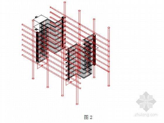 [山东]地下室防水后浇带模板支设新工艺施工工法-“钢丝网模” 