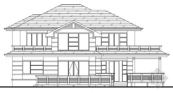 某别墅建筑方案图B2户型资料下载-某别墅建筑方案图A3户型