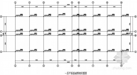 宿舍公寓方案设计资料下载-[贵州]钢结构工程（宿舍)方案设计图