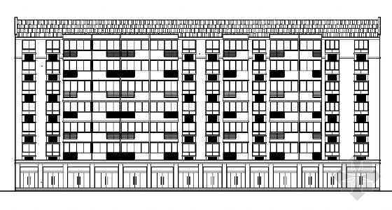 简洁大方住宅资料下载-某跃层组合的七层住宅方案