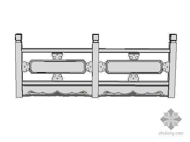 石头栏杆- 