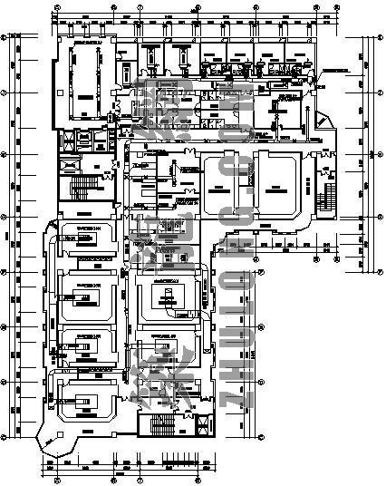 医院外科住院楼效果图资料下载-某医院外科大楼手术层空调施工图