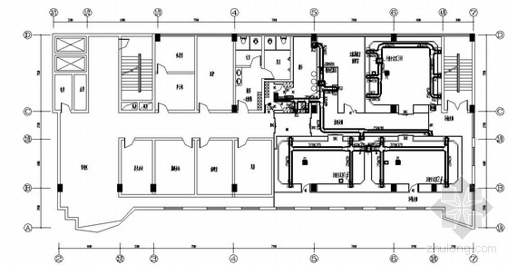 手术室设计与施工资料下载-某医院洁净手术室空调图纸