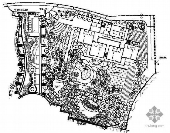 小区景观施工图初步设计资料下载-[福建]花园小区一期景观设计施工图