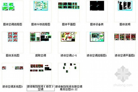 [四川]知名企业厂房净化除尘系统全套施工图(固、液制剂车间 提取车间)-总图 