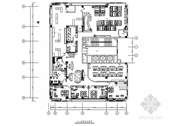400平室内餐饮设计资料下载-某餐饮娱乐会所室内装饰设计图