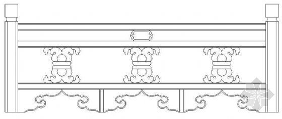 中式su栏杆资料下载-中式栏杆详图02