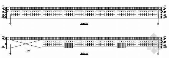 18米钢结构厂房建筑图纸资料下载-某单层钢结构厂房建筑结构全套图纸
