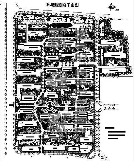 小区景观总图资料下载-住宅小区规划总图