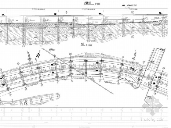40m跨钢结构设计图纸资料下载-[广东]含30+50+30m变截面连续梁3×40m等截面连续梁高架桥设计图纸331张