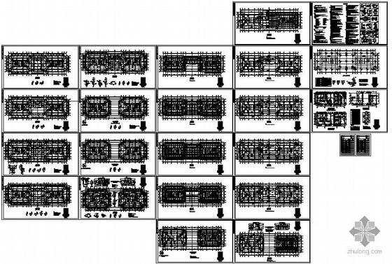 高层办公楼框架结构设计图资料下载-合肥某复杂高层办公楼结构设计图