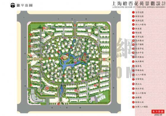 上海檀香花苑景观设计方案