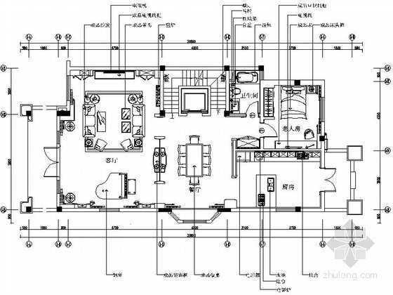 英式别墅设计图资料下载-[江苏]英式三层别墅样板房装饰施工图（含效果图）