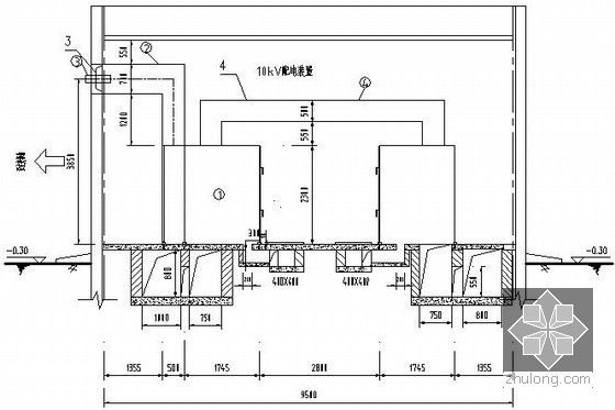 [成都]110KV变电站全套电气施工图纸302张（含电缆清册、设备材料表）-图5
