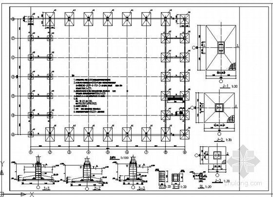 设计上海展厅资料下载-上海某展厅结构设计图