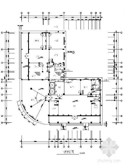 科研综合楼建筑平立面资料下载-某教育局综合楼全套装修平立面图