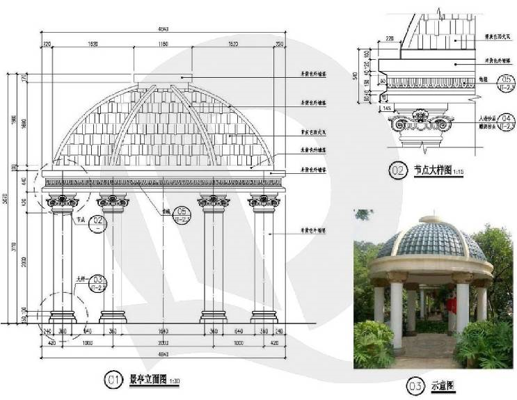 知名地产集团景观建筑标准图（附图丰富）_7