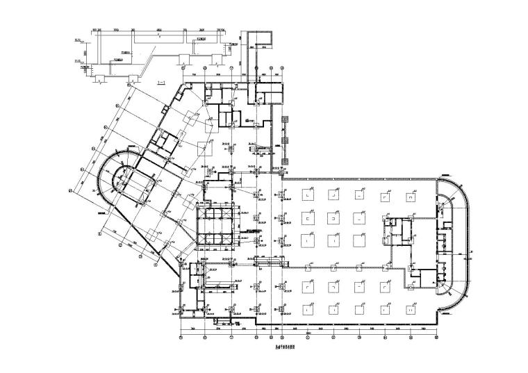 房地产营销展示中心设计资料下载-医院框剪结构人防地下室建筑结构施工图2016