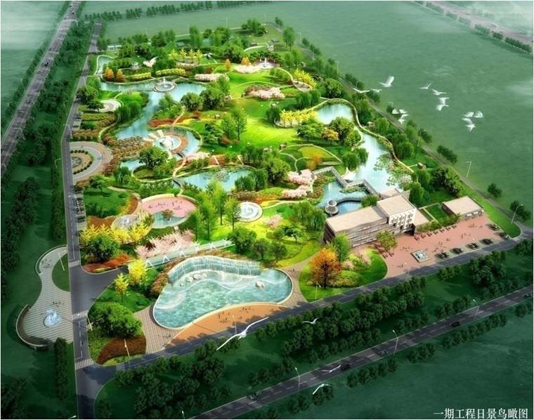 北京工程污水处理方案资料下载-北京城建精品工程航拍资料——山西晋阳污水处理厂