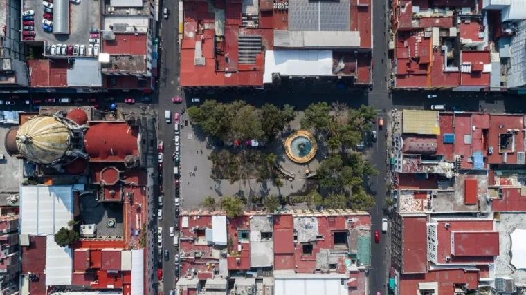 墨西哥城市玩具喷泉模型资料下载-案例 ▏“AROS”戏水池，墨西哥