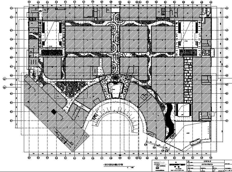 [江苏]弘阳商业购物商场中心空间设计施工图（附效果图）-天花综合末端图