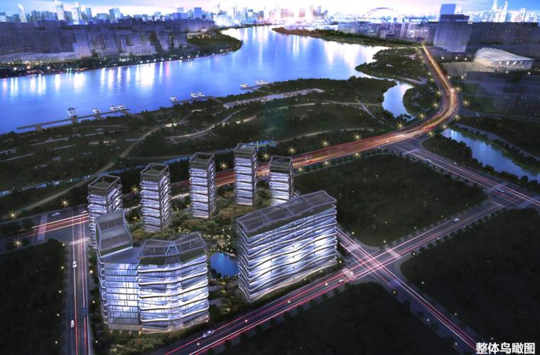 湖南长沙居住区资料下载-[上海]前滩现代风格居住区建筑方案文本（JPG）