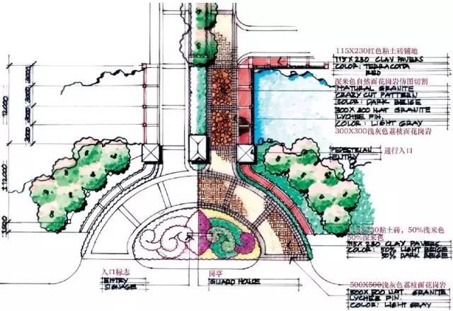 经典入口景观设计平面图！！_35