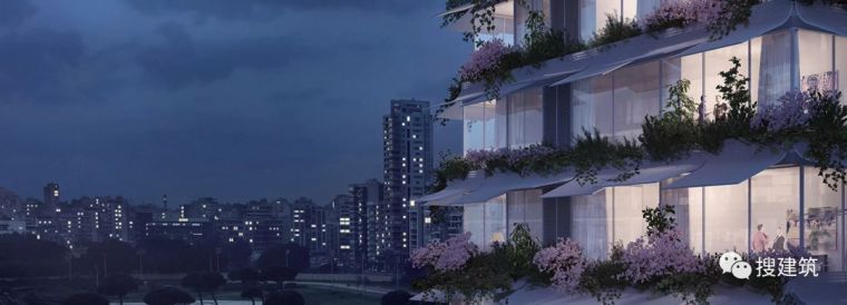 景观阶梯su资料下载-一座新的阶梯式住宅，垂直景观的立面设计！！