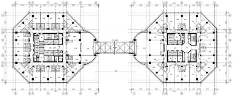 园路结构设计的原则资料下载-绍兴某超高层大跨高位连体结构设计剖析