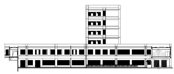 传染科楼建筑施工图资料下载-某六层传染病医院建筑施工图