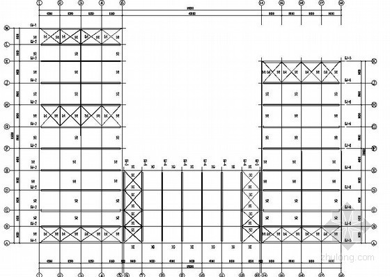 25M钢结构厂房资料下载-局部二层门式刚架厂房结构施工图