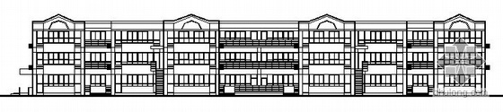 十三层办公建筑施工图资料下载-[北京]某三层十二班幼儿园建筑结构水暖电施工图