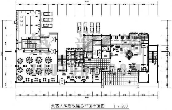 现代中式酒店施工图资料下载-某酒店施工图
