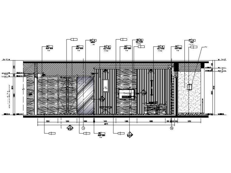 [广东]星级豪华酒店标准双人间室内设计施工图-3