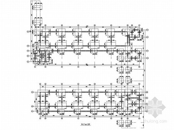 四层小学教学楼施工图资料下载-四层框架结构小学教学楼结构施工图（坡屋面）
